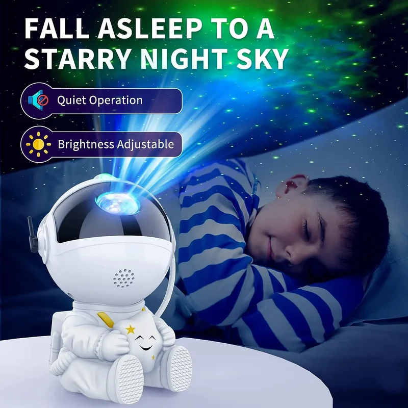 Sternenhimmel Projektor Astronaut Schwarz – LED, Decke