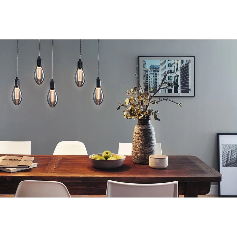 E27 3,5W LED Birne Arc Rauchglas 1800K