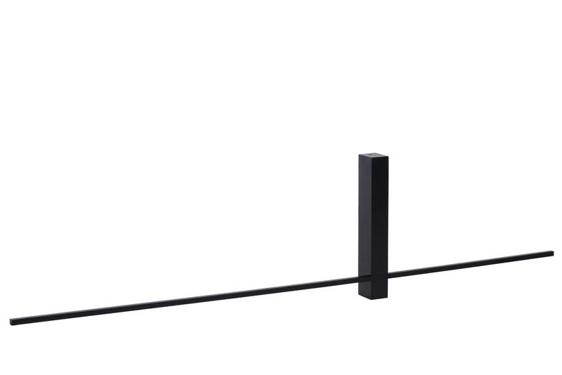 LED-Wandleuchte Segin indirekt Warmweiß 90cm Schwarz