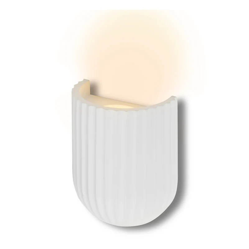 OSRAM DECOR Plaster Routes Wandleuchte 120 1xGU10 Weiß