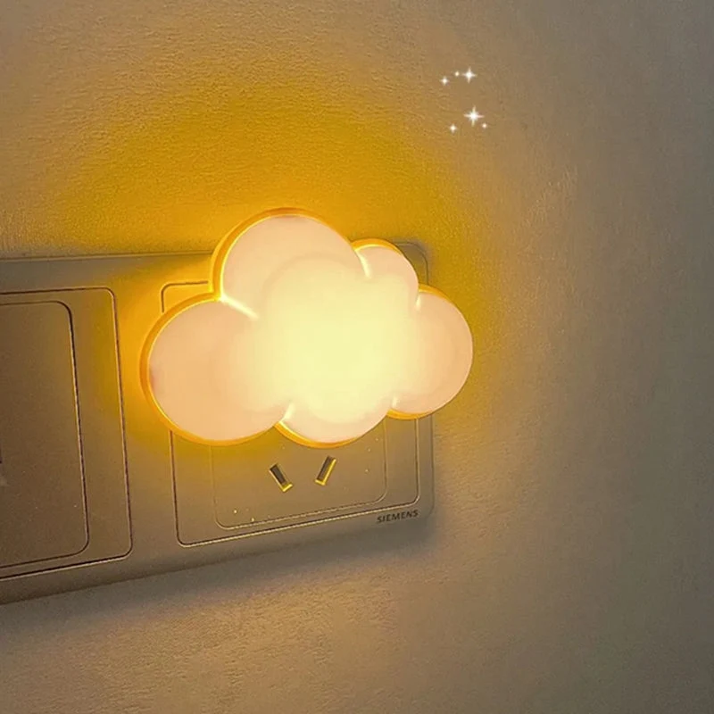 Wolken Nachtlicht LED für die Steckdose