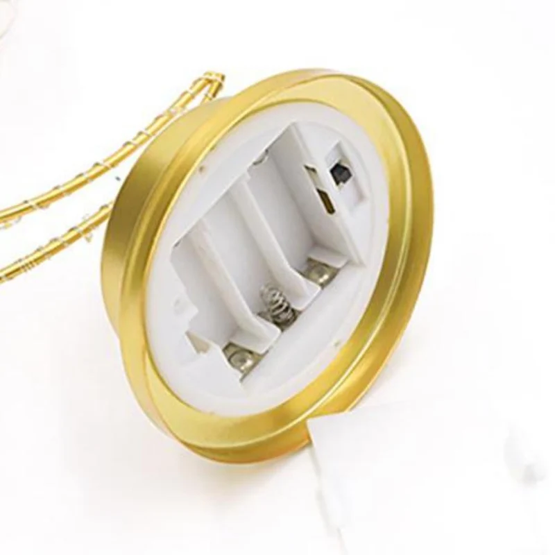 Goldene Mond Lampe LED Tischdeko