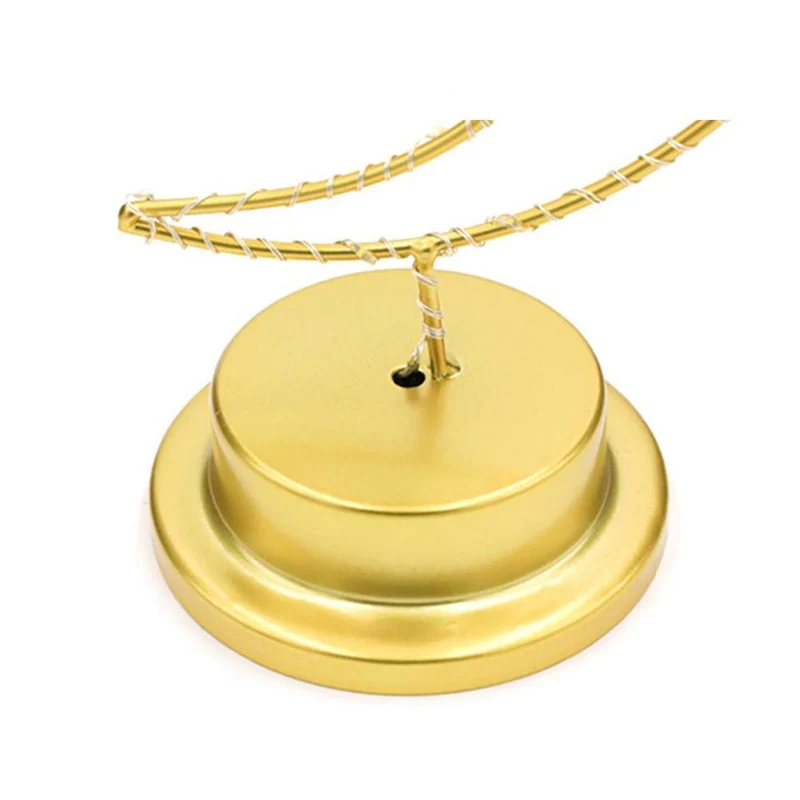 Goldene Mond Lampe LED Tischdeko