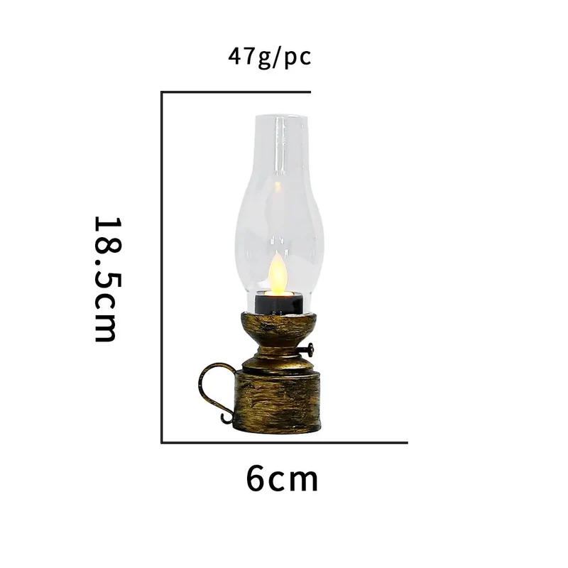 Nachtlicht Erwachsene Laterne Retro – LED Deko