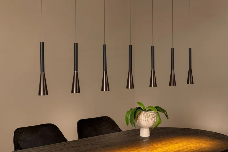 LED-Pendelleuchte Joakim 7-flammig dimmbar CCT höhenverstellbar