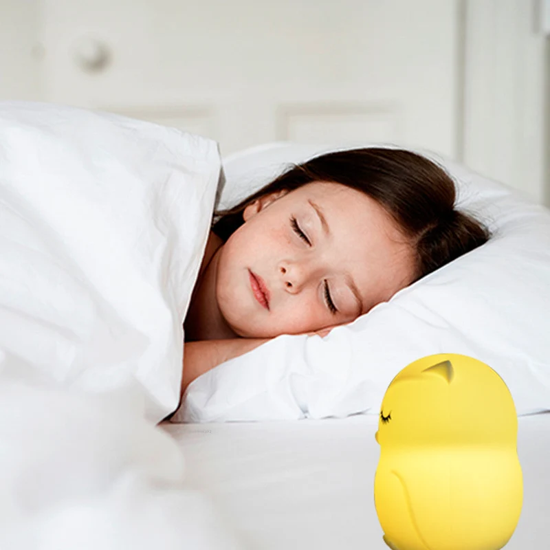 Eulen Nachtlicht Silikon mit 9 Farben