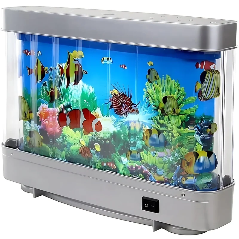 Aquarium Nachtlicht Lampe mit Fischen