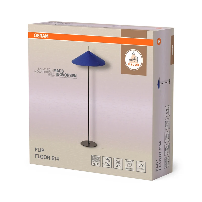 OSRAM DECOR Flip Stehleuchte E14 Blau