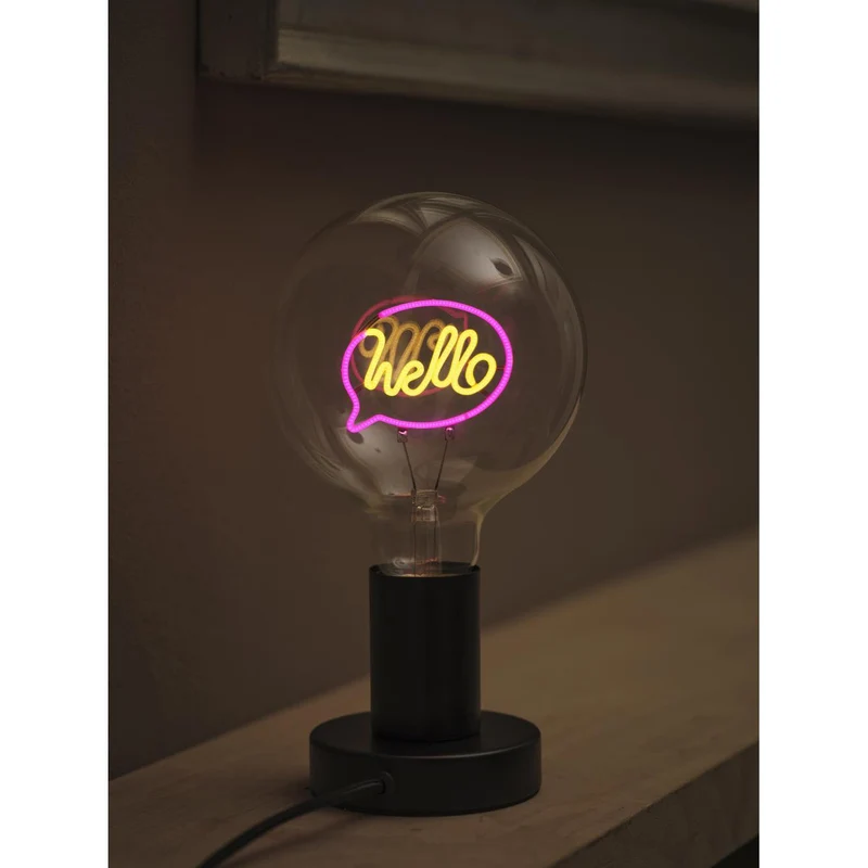 OSRAM 1906 LETTER TABLE Tischleuchte "Hello" 1.2W E27
