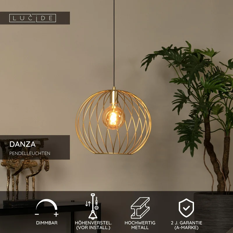 Pendelleuchte Danza 1-flammig dimmbar höhenverstellbar Ø 40cm