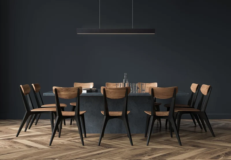 LED-Pendelleuchte Raya dimmbar Warmweiß 119cm