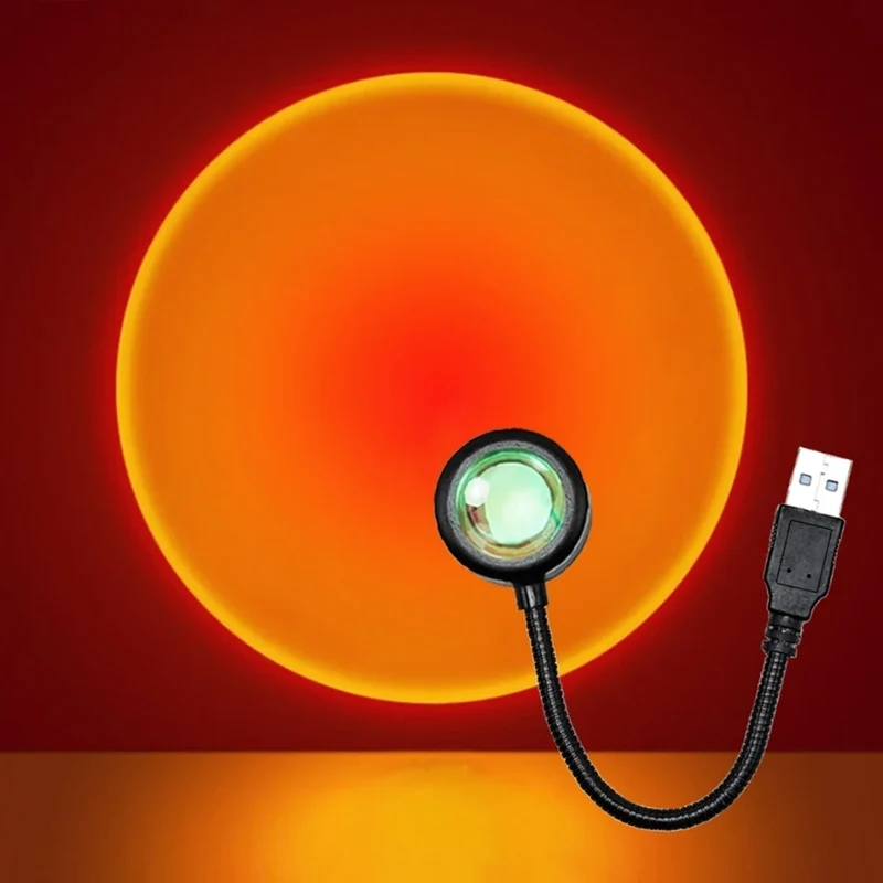 USB Mini Projektor Sonnenuntergang Lampe