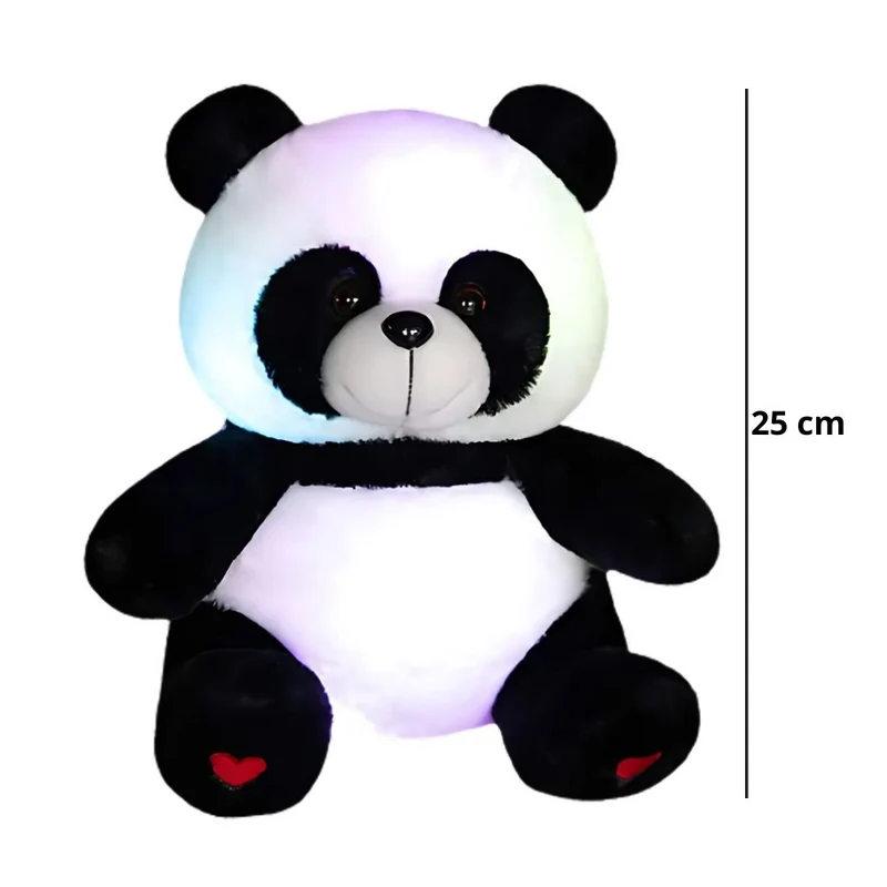 Leuchtendes Panda Plüschtier als Nachtlicht
