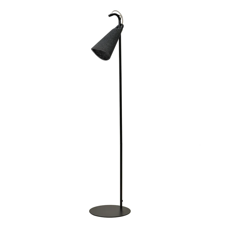 OSRAM Decor Bell Stehleuchte E27 Schwarz 250mm, Stehlampe, Metall, PCR, mit flexibel einstellbarem Schirm