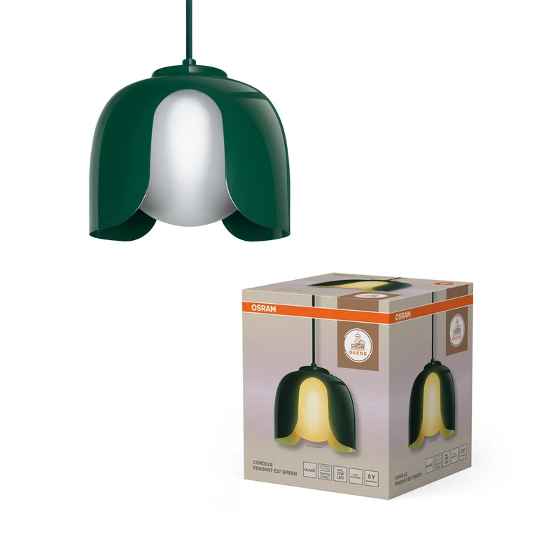 OSRAM DECOR Corolle Pendelleuchte E27 Grün