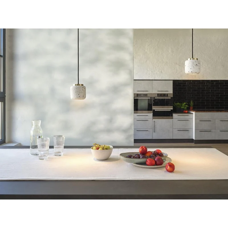 OSRAM DECOR Terazzo Ball Pendelleuchte Weiß, GU10