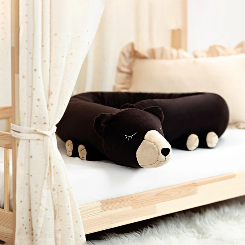Bettschlange & Spielkissen Bruno der Bär