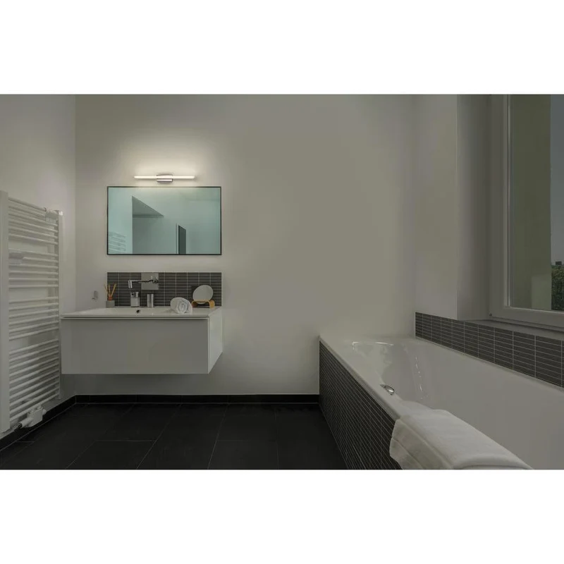 OSRAM Orbis Mirror Spiegelleuchte, Badezimmer, Click-CCT, 10W, 60cm, Chrom, IP44