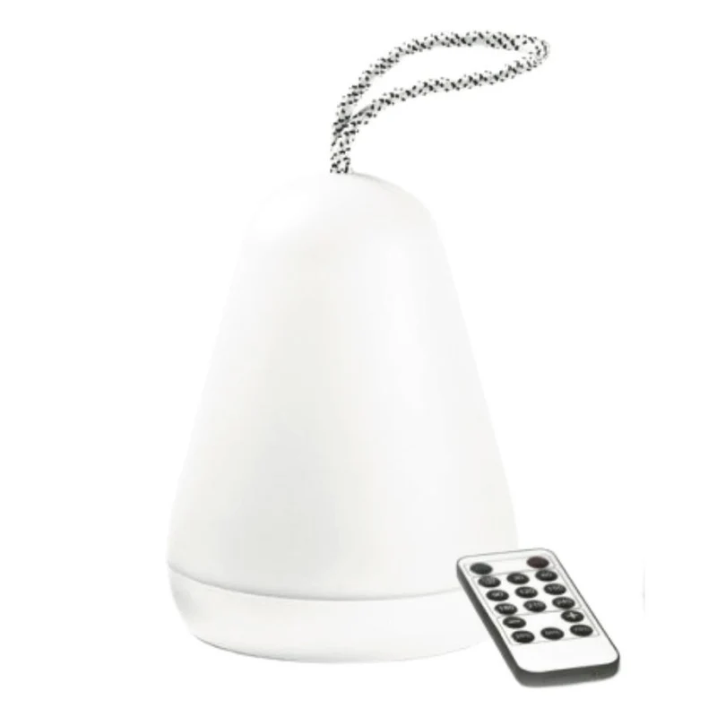 Laternenlampe mit Aufhänger & Fernbedienung, Weiß