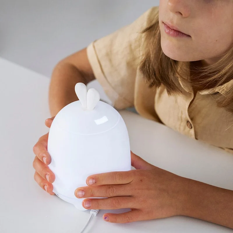 LED Kaninchenlampe mit Diffuserfunktion & Farbwechsel, Weiß