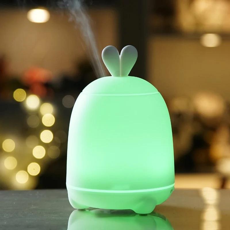 LED Kaninchenlampe mit Diffuserfunktion & Farbwechsel, Weiß