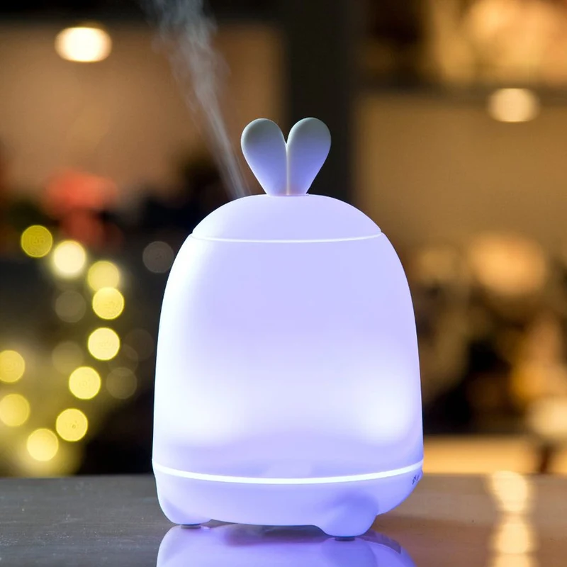 LED Kaninchenlampe mit Diffuserfunktion & Farbwechsel, Weiß