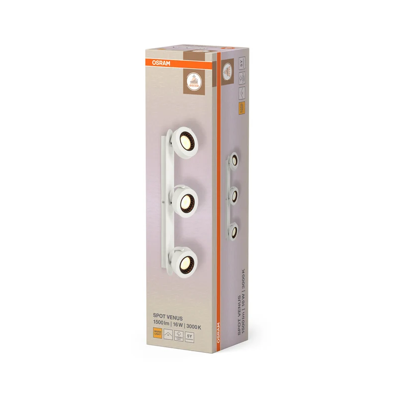 OSRAM DECOR SPOT VENUS Deckenleuchte, 16W, 650lm, weiß