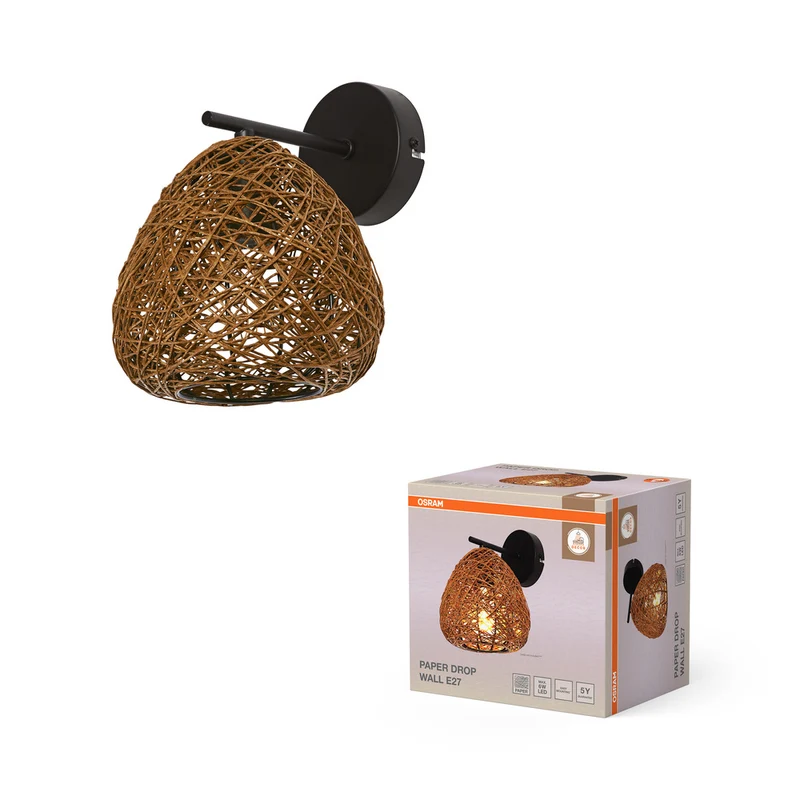 OSRAM DECOR Paper Drop Wall Wandleuchte 1xE27 Beige