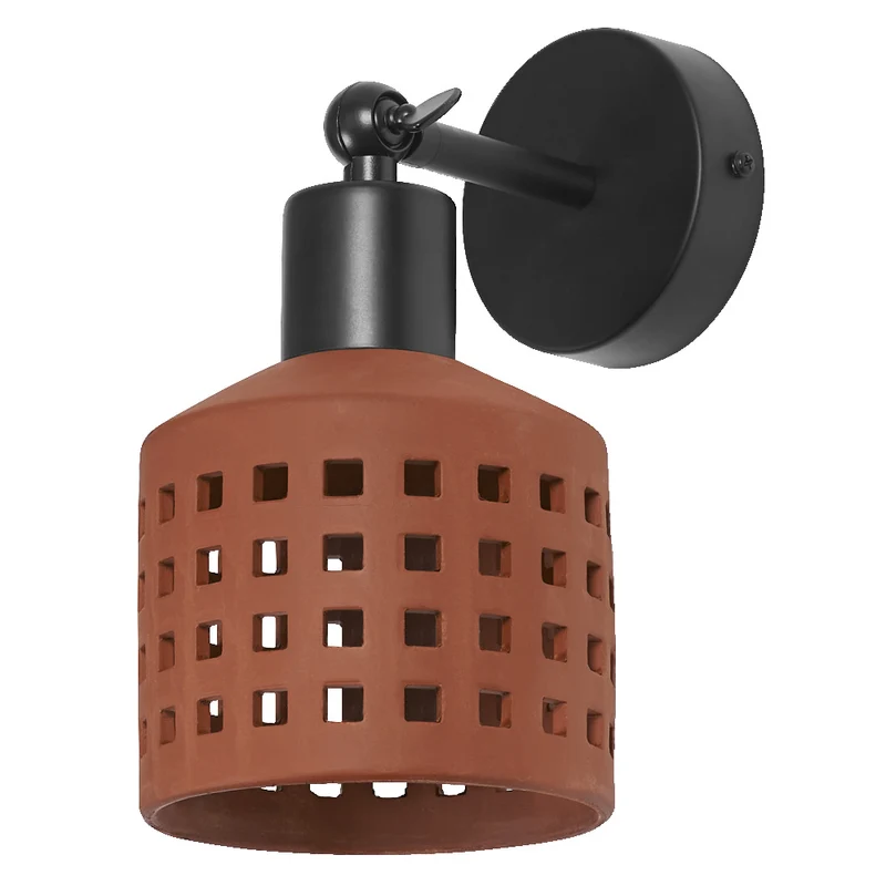 OSRAM DECOR Clay Windows Wandleuchte Braun, E27