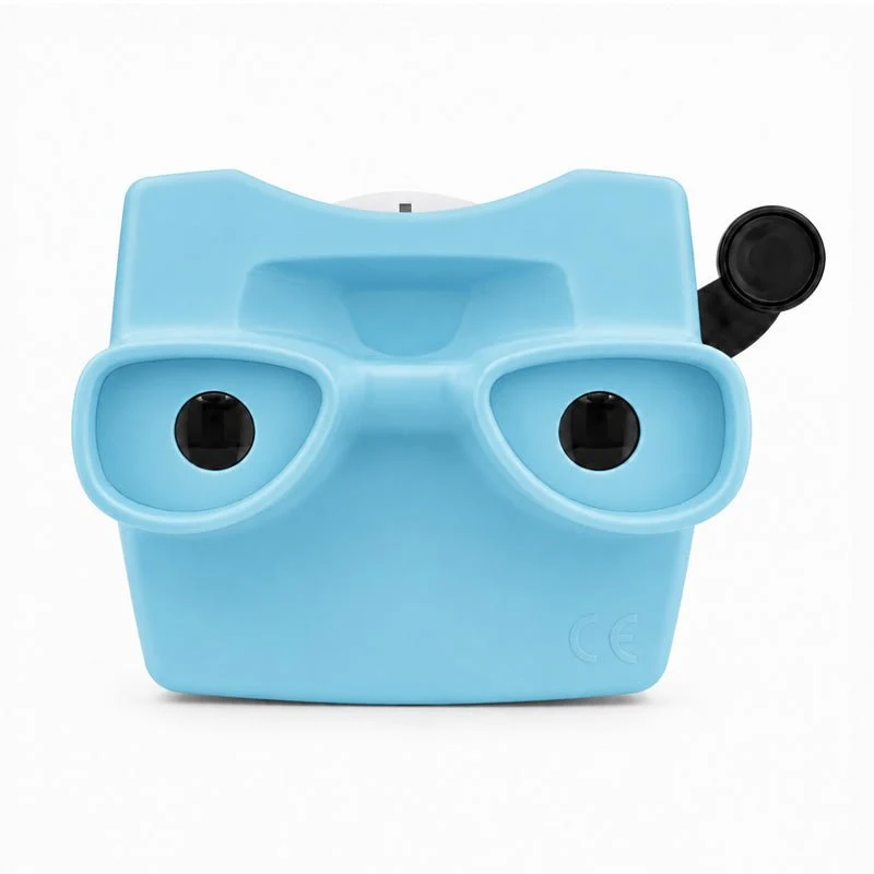 Retro 3D-Viewer in Blau