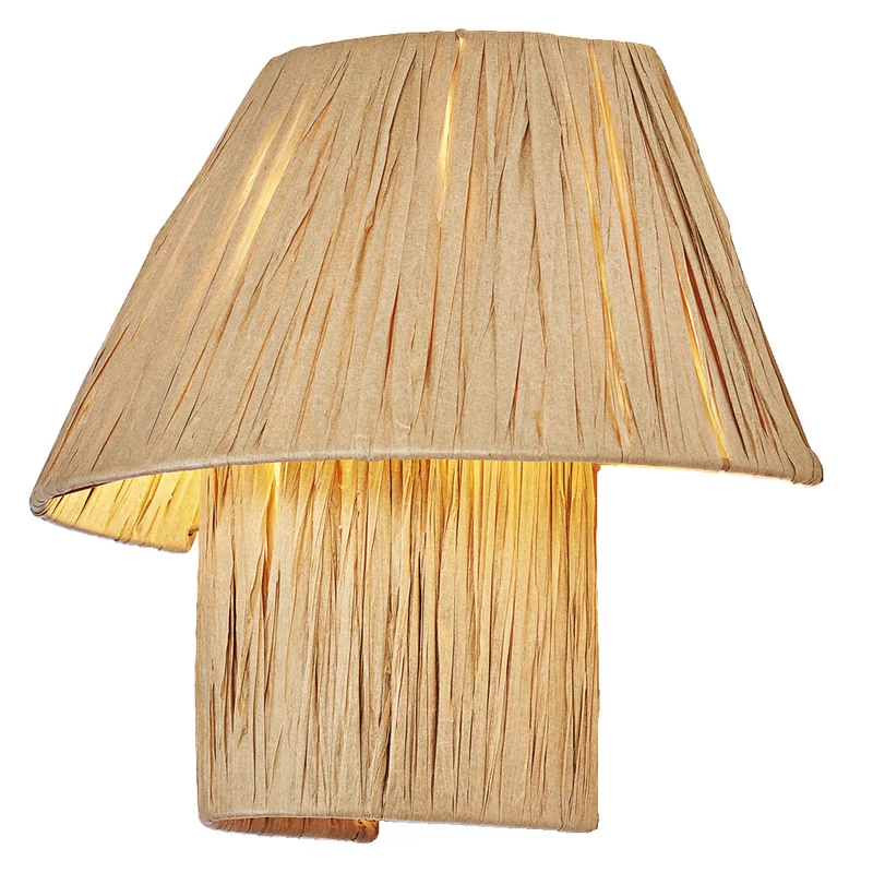 OSRAM DECOR Bamboo Paper Wandleuchte Braun, E27, 280mm