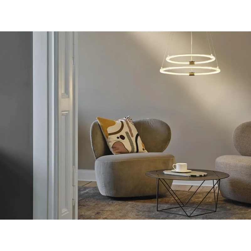 OSRAM DECOR Aura 2-teilige Pendelleuchte, 3000K, 21W, 2400lm, Click DIM