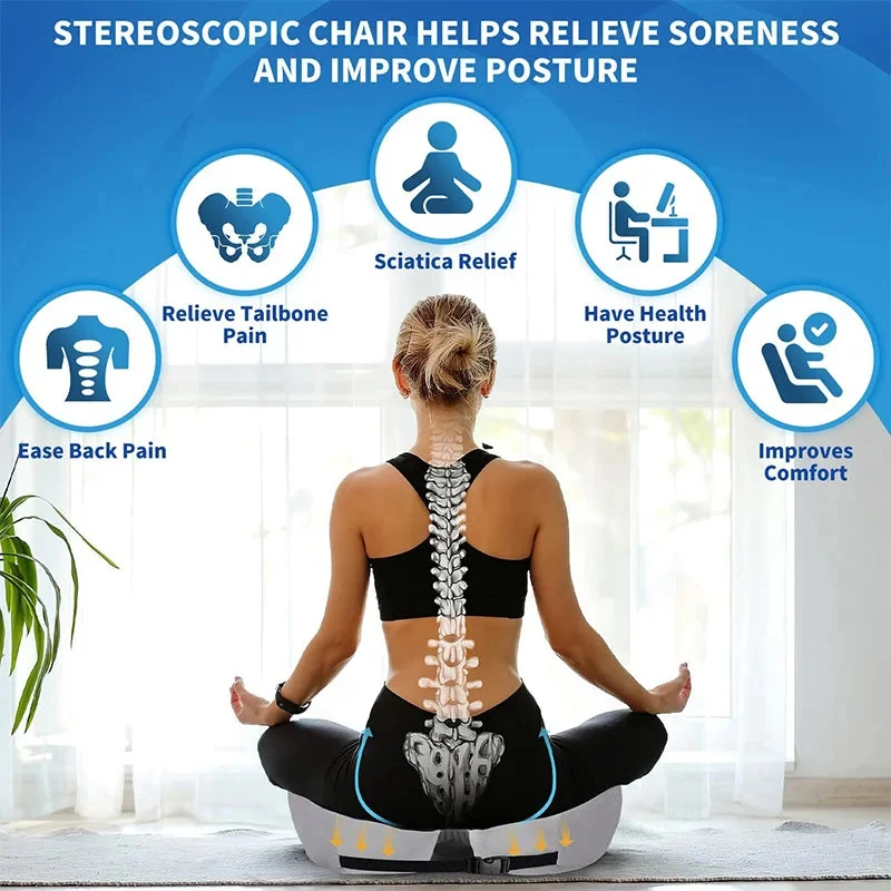 Euroselle Tailbone Support Cushion For Comfortable Sitting