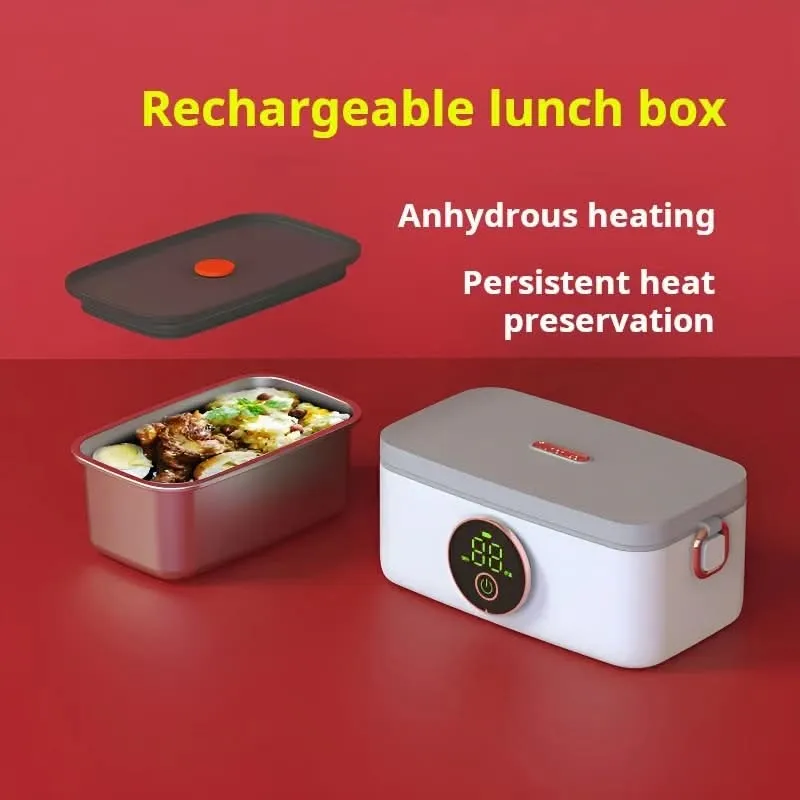 Euroselle Cordless Electric Lunchbox With 16000mAh Battery And Five Level Heating