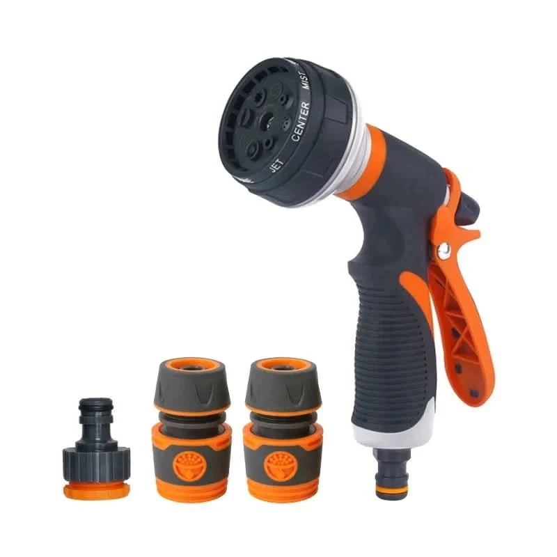 Euroselle 8-Pattern Garden Hose Sprayer For Efficient Irrigation