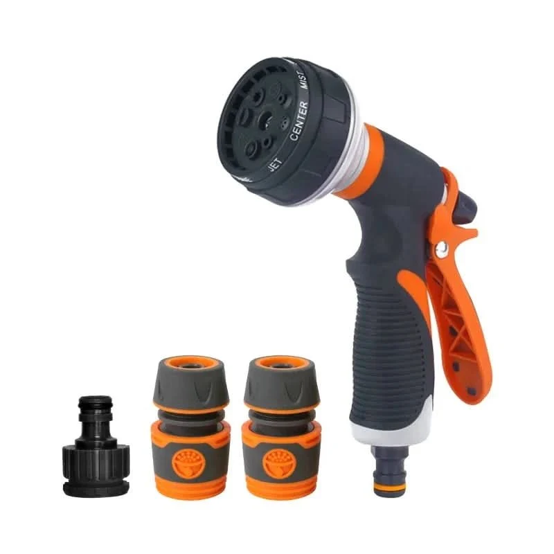 Euroselle 8-Pattern Garden Hose Sprayer For Efficient Irrigation