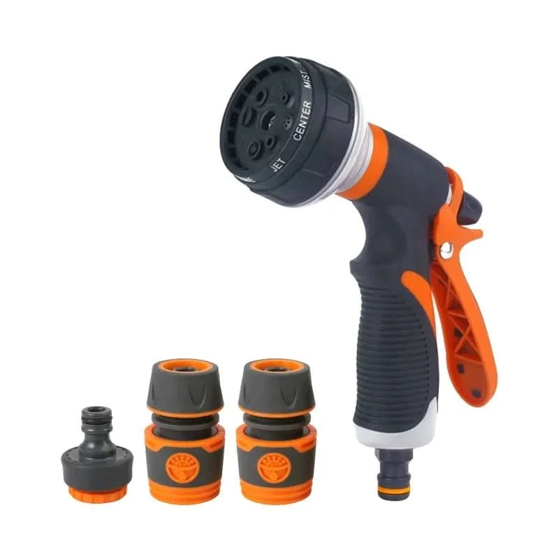 Euroselle 8-Pattern Garden Hose Sprayer For Efficient Irrigation