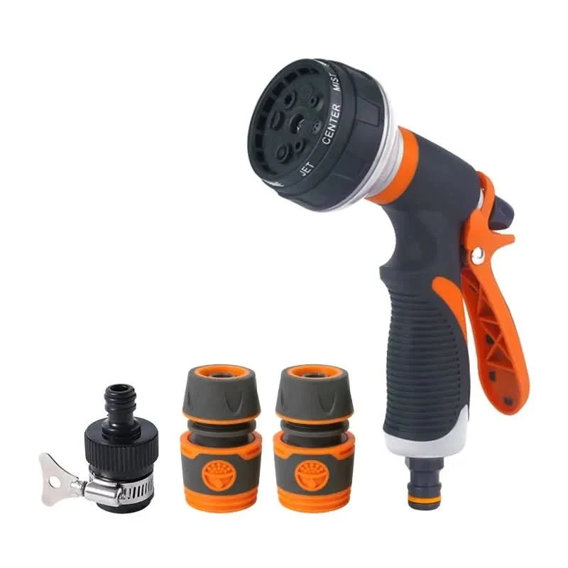 Euroselle 8-Pattern Garden Hose Sprayer For Efficient Irrigation