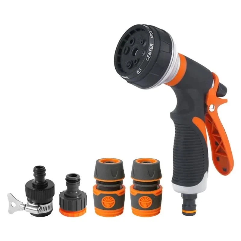 Euroselle 8-Pattern Garden Hose Sprayer For Efficient Irrigation