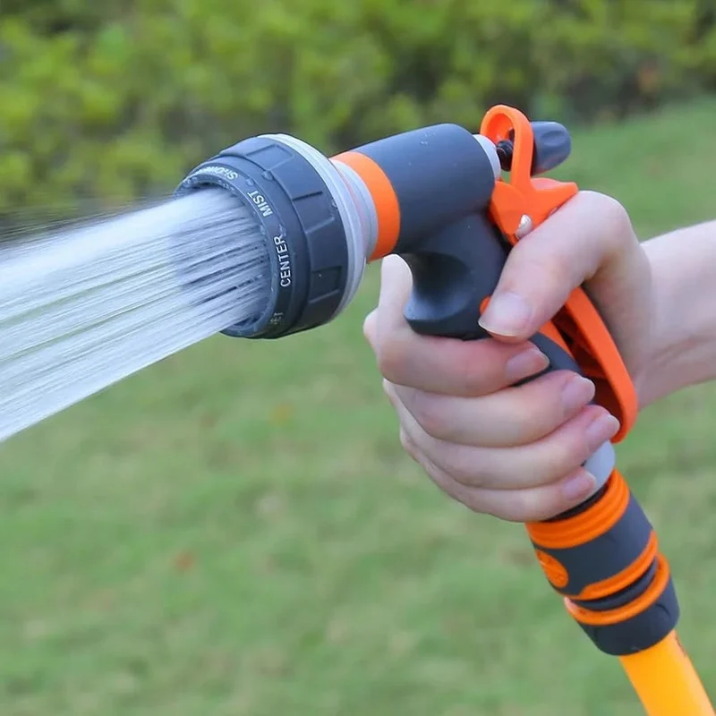 Euroselle 8-Pattern Garden Hose Sprayer For Efficient Irrigation