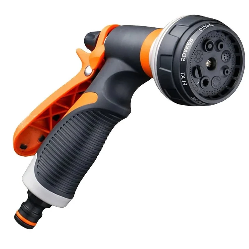 Euroselle 8-Pattern Garden Hose Sprayer For Efficient Irrigation