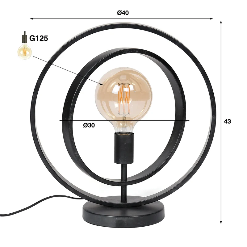 Tischlampe 1L Turn around