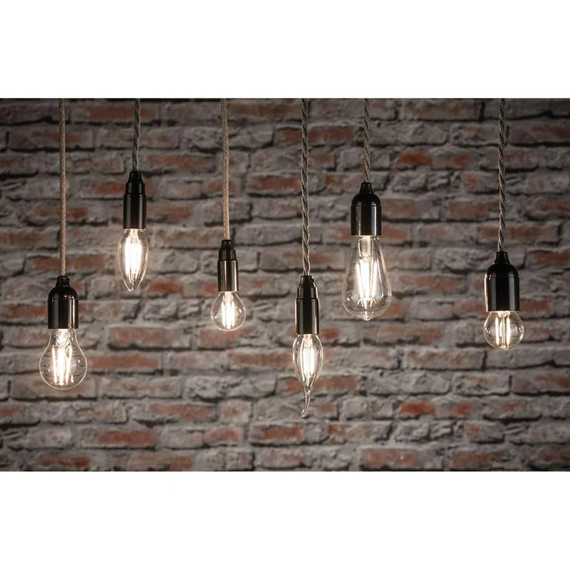 E14 5W LED Tropfen Filament 2700K Klar