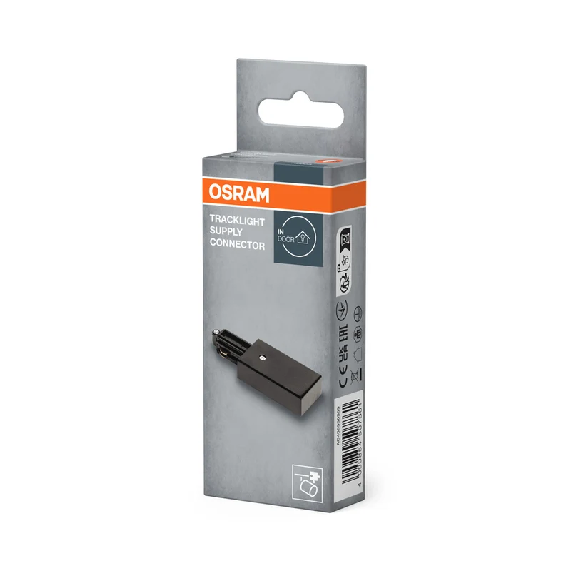 OSRAM TRACKLIGHT Einspeisung Stromschiene / Ersatzteil, schwarz