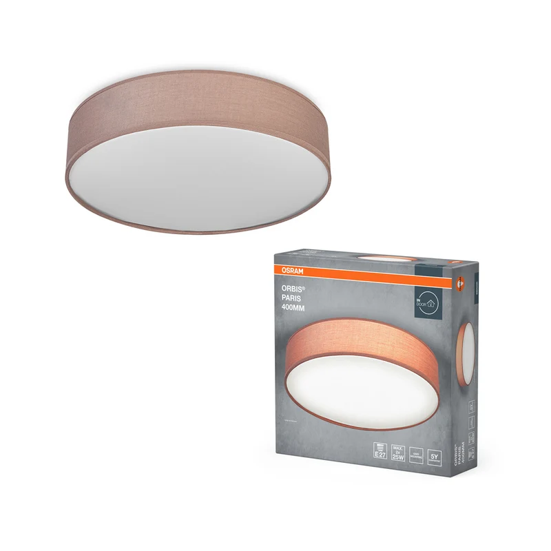 OSRAM ORBIS PARIS Deckenleuchte 400mm, braun, 2xE27