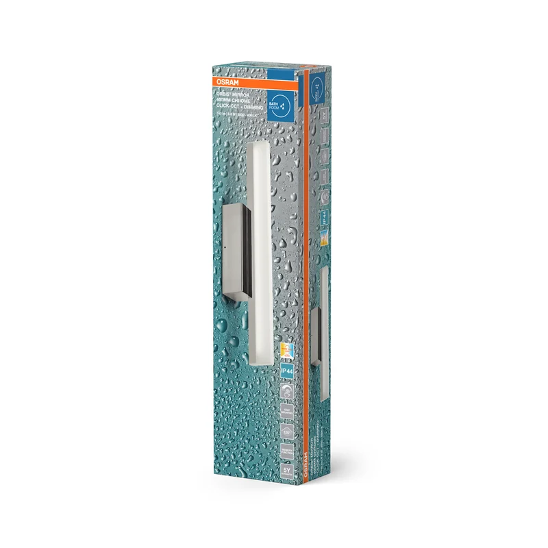 OSRAM ORBIS Mirror Badezimmer Spiegel-/Wandleuchte 6.8W 40cm dimmbar IP44 Chrom