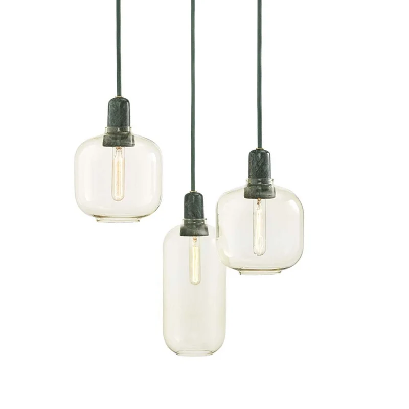 Pendelleuchte Amp S Ø 14cm Gold, Grün