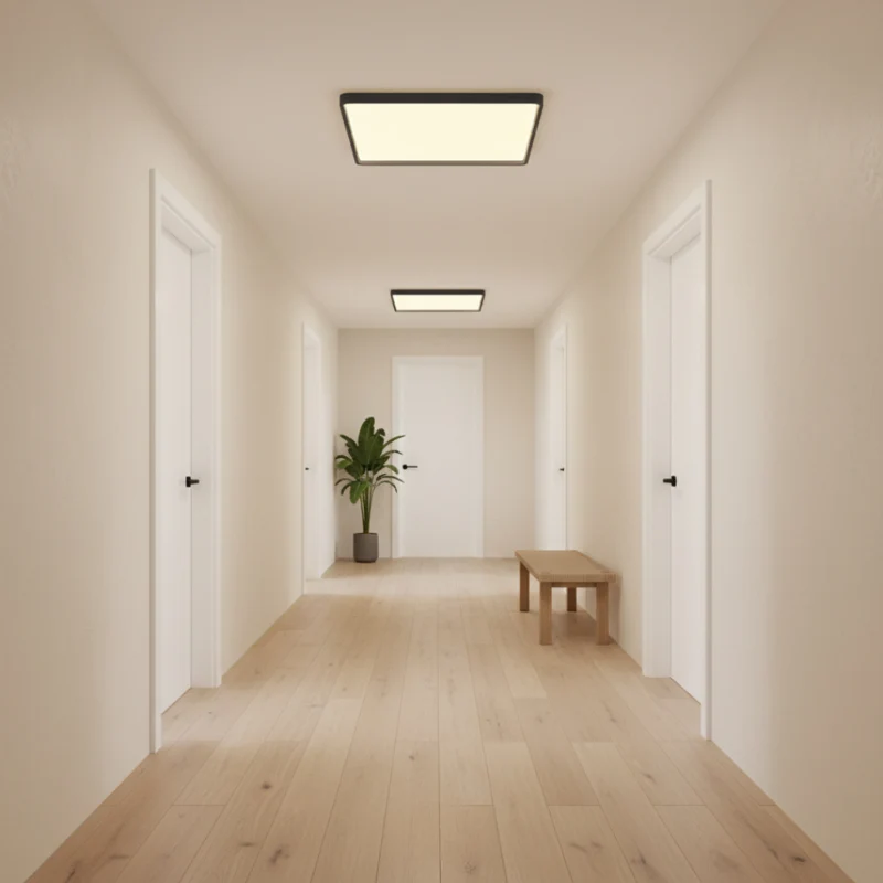Euroselle LED Square Ceiling Light Flush Mount, Energy Efficient