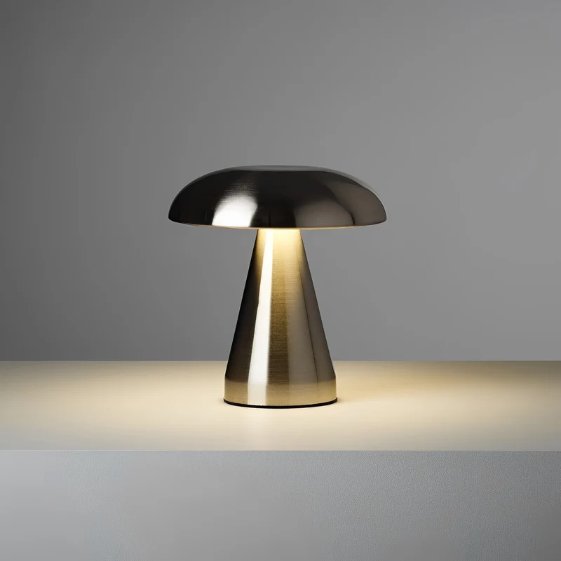 Euroselle Retro Metal Table Lamp With USB Rechargeable LED Bedside Reading Light