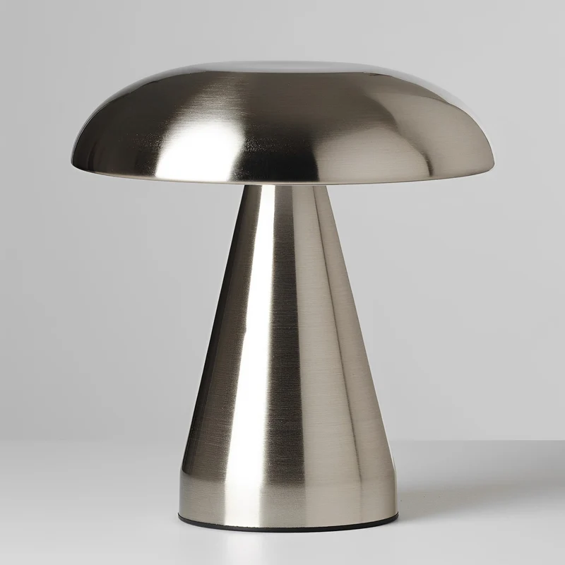 Euroselle Retro Metal Table Lamp With USB Rechargeable LED Bedside Reading Light